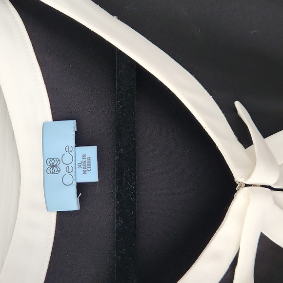 CeCe contrasting trim bow top - Picture 3 of 5